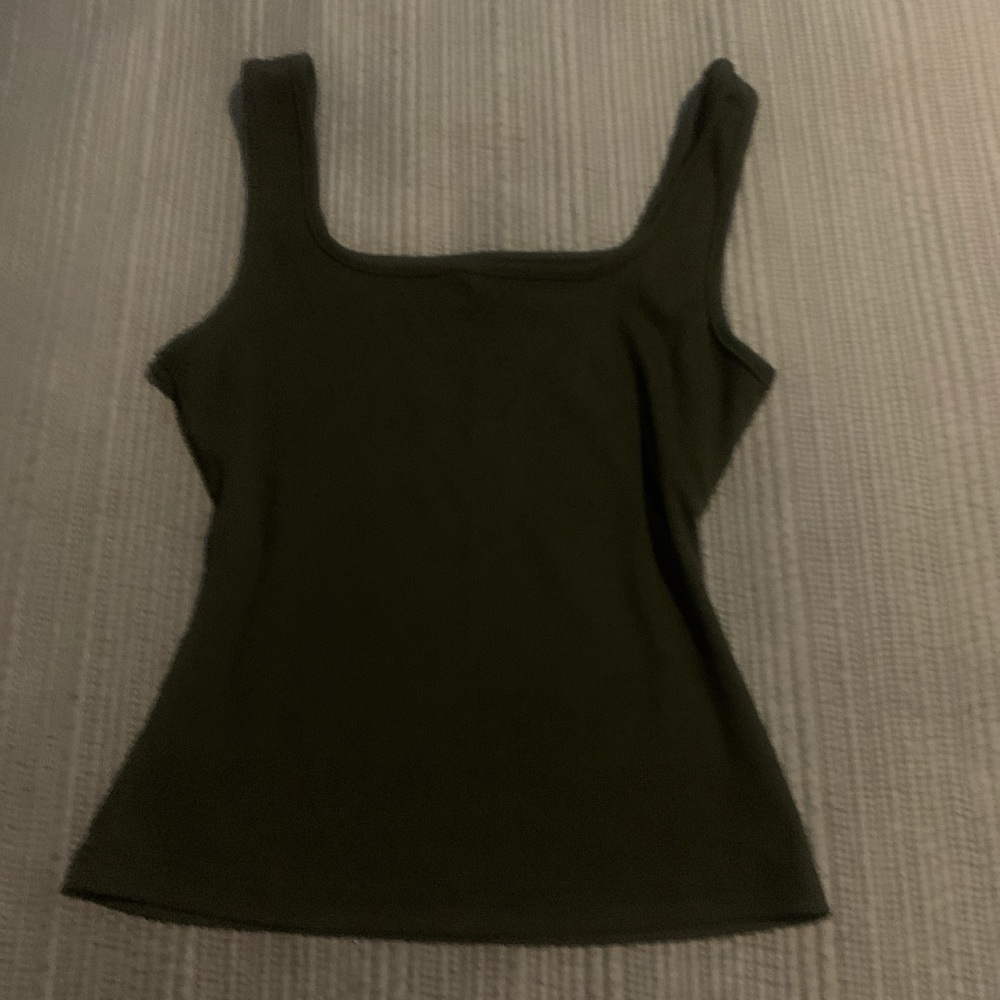 Black tank top